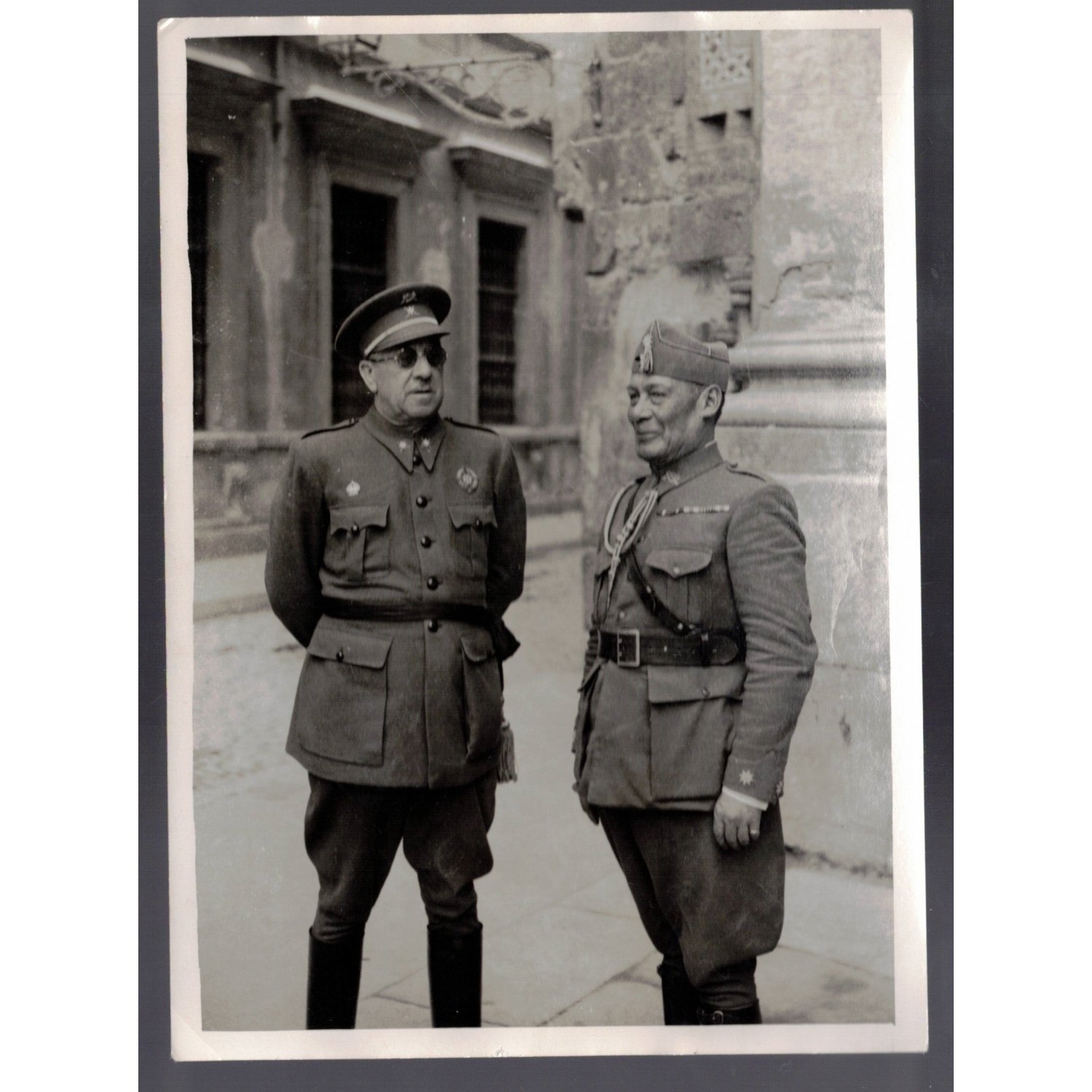 Photos of Spanish Officers during the Spanish Civil War