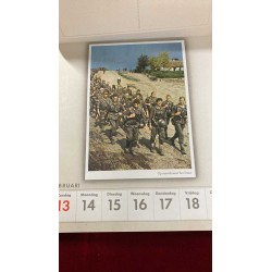 Rarissimo calendario della Heer del 1944 in lingua danese