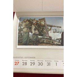Rarissimo calendario della Heer del 1944 in lingua danese