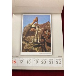 Rarissimo calendario della Heer del 1944 in lingua danese