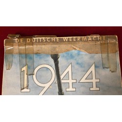Rarissimo calendario della Heer del 1944 in lingua danese