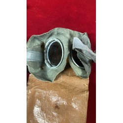 German WWII anti-glare glasses with pouch