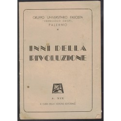 Fascist Songbook Hymns of the Revolution Fascist University Group "Francesco Crispi" PALERMO