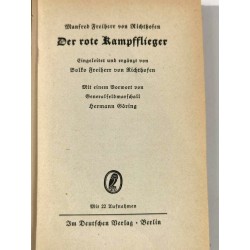 Von Richthofen DER ROTE KAMPF FLIEGER, in the original language, missing dust jacket
