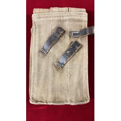 Coppia di portacaricatori MP40 modello in tela fine guerra