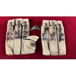 MP40 double ammunitions pockets in canvas late war type