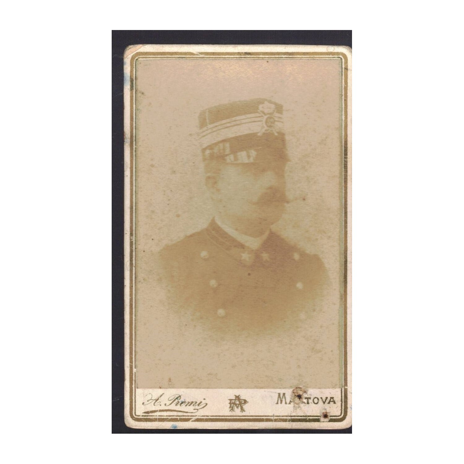 Carte de visit format photo of Officer, Lieutenant Colonel, of the 52nd Infantry Regiment
