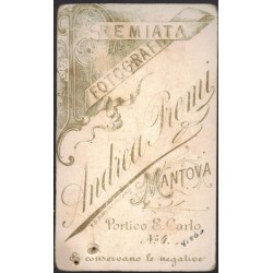 Foto formato carte de visit Ufficiale , Tenente Colonnello, del 52° Rgt Fanteria