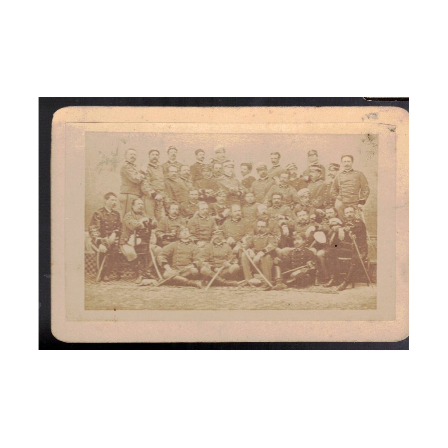 Bellissima foto di gruppo 7° Rgt Fanteria impiegato a Dogali 1885