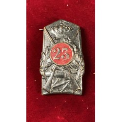 Metal plaque emblem for Adrian helmet, 1920s, 23th Infantry Regiment "COMO"