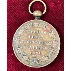 Bronze medal Leopold II Grand Duke of Tuscany Italian War of Independence 1848
