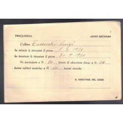 Libretto Premilitare 80a Legione MVSN Parma