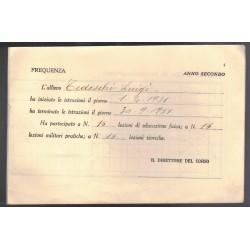 Libretto Premilitare 80a Legione MVSN Parma