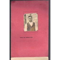 Premilitary booklet 80th Legion MVSN Parma