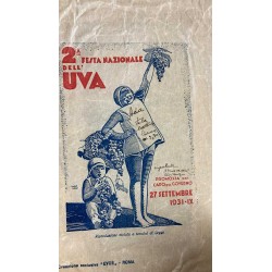 Busta di carta pubblicitaria Festa dell Uva 1931