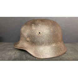 German M40 helmet with a single Waffen SS insignia