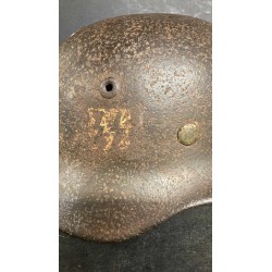 elmetto tedesco M40 monofregio Waffen SS