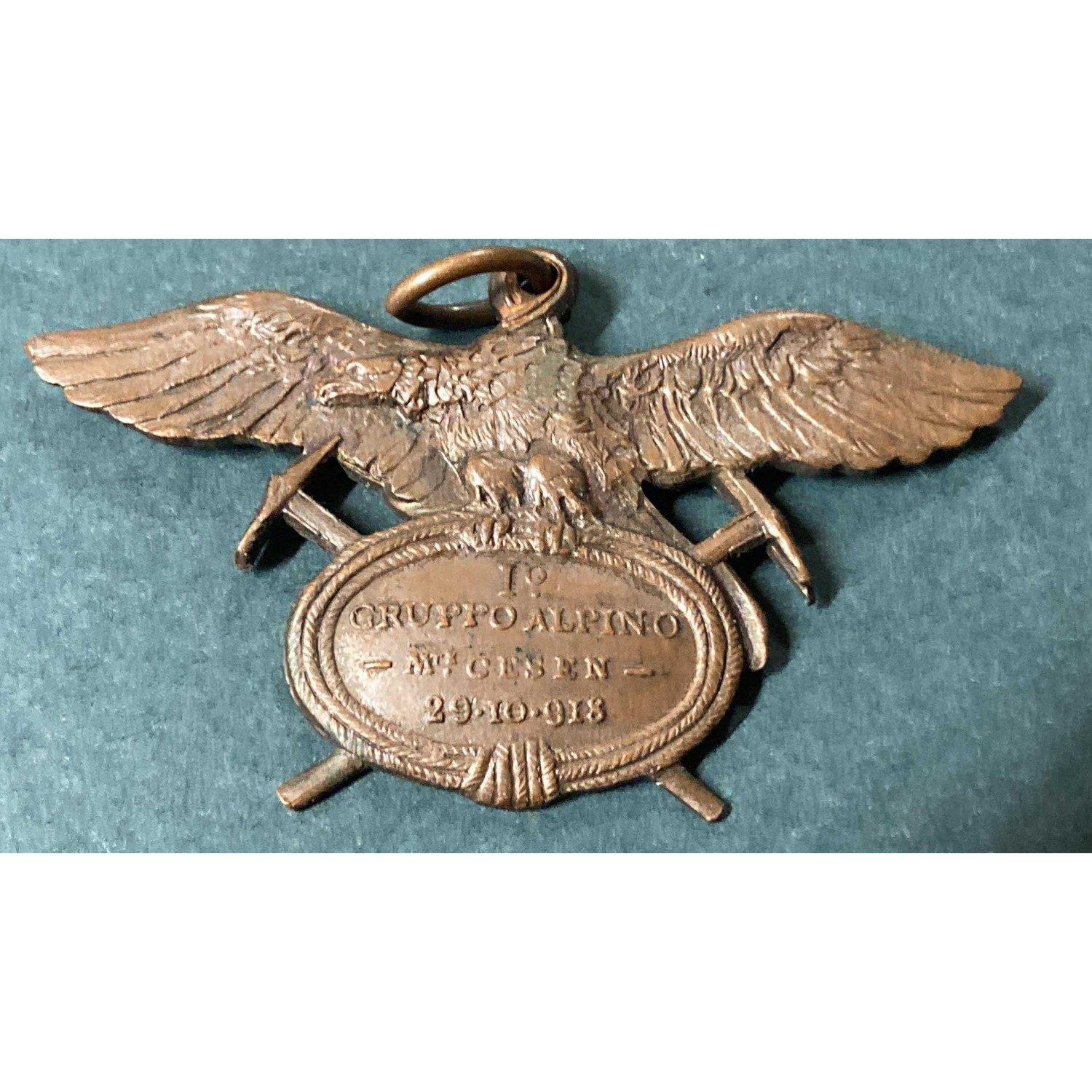Atemberaubende Bronzemedaille, 1. Platz Alpine Gruppe Monte Cesen 1918