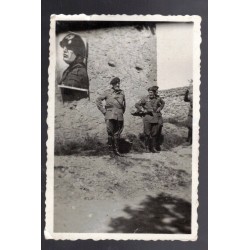 Foto privata del Generale Bergonzoli "Barba elettrica" Guerra di Spagna 1937/39