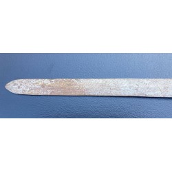 Rare firefighter's dagger from the early 1900s, GNUTTI Brescia, steel blade and aluminum handle, the blade is marked GNUTTI