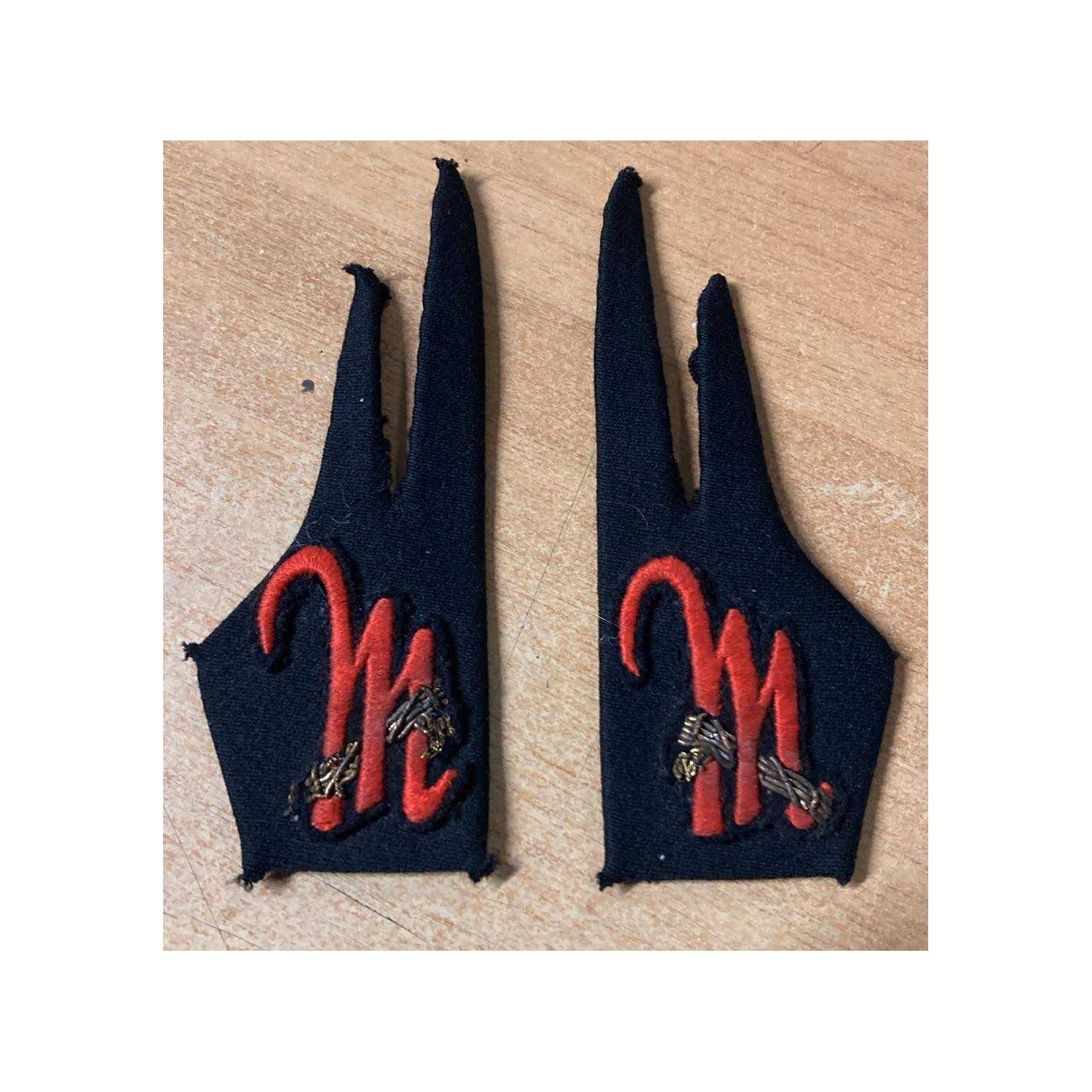 Rare! Pair of Officer's Insignia of the "M" Battalions