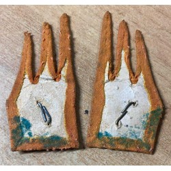 Pair of Italian Social Republic shoulder straps, Artillery troop model