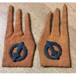 Coppia di mostrine Repubblica Sociale Italiana , modello da truppa Artiglieria