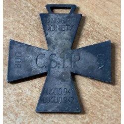 Medaglia a croce CSIR detta Croce di Ghiaccio reduci Fronte Russo