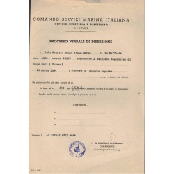 Document Command Services Republican Navy Order of arrest for desertion