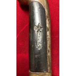 Golden MVSN M23  dagger with silver bands