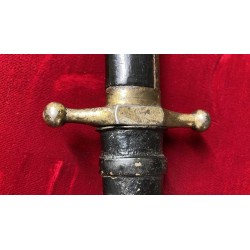 Golden MVSN M23  dagger with silver bands