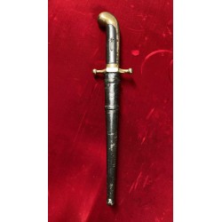 Golden MVSN M23  dagger with silver bands