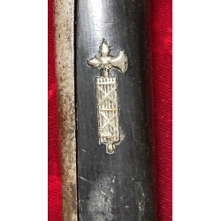 Golden MVSN M23  dagger with silver bands