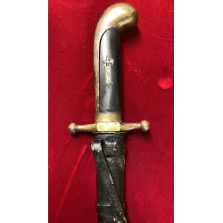Golden MVSN M23  dagger with silver bands