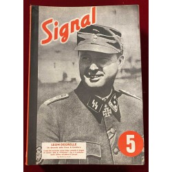 Loto composed of 5 bound volumes of reprints of the magazine SIGNAL; Ciarrapico editions 1980s