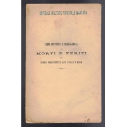 Booklet published by the Main Military Hospital of Ancona Fallen and Wounded in Dogali and Saati in Africa