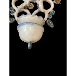 Hand-crafted terracotta holy water stoup, dating back to the late 19th/early 20th century.