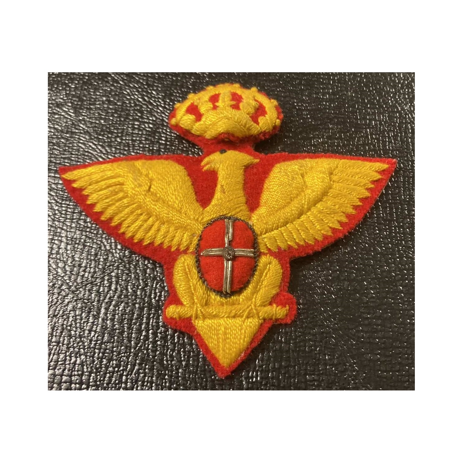 Stupenda aquila da berretto da Generale Regio Esercito 1a Guerra Mondiale