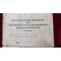 Winterschlacht Im Hosten OSTMEDAILLE