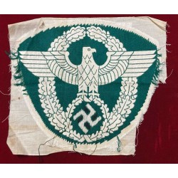 WWII German Polizei  Sport Shirt Eagle very good conditions