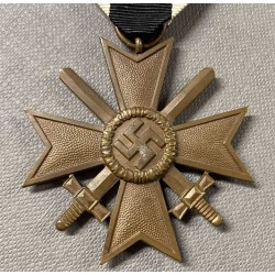 Cross of Merit with Swords, Third Reich with original ribbon, without manufacturer's mark