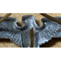 Beautiful aluminum eagle for headdress, kepi, National Socialist political organizations SA/NSDAP