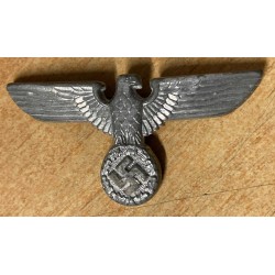 Wunderschöner Aluminiumadler für Kopfbedeckung, Kepi, NS-politische Organisationen SA/NSDAP