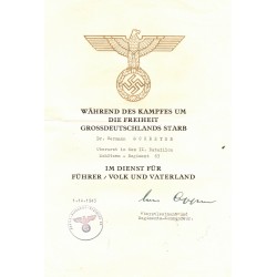 A very interesting lot of documents belonging to a German medical officer, Hermann Schreyer