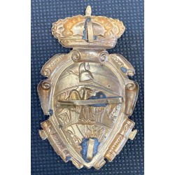 Stupenda placca in bronzo con stemma araldico anni 20/30