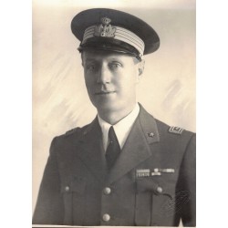 Pair of photographs of a Colonel Doctor of the Italian Royal Air Force, 1940
