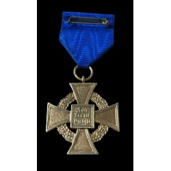 Splendida croce  Treudienst-Ehrenzeichen d'oro per 40 anni di anzianita con nastro originale