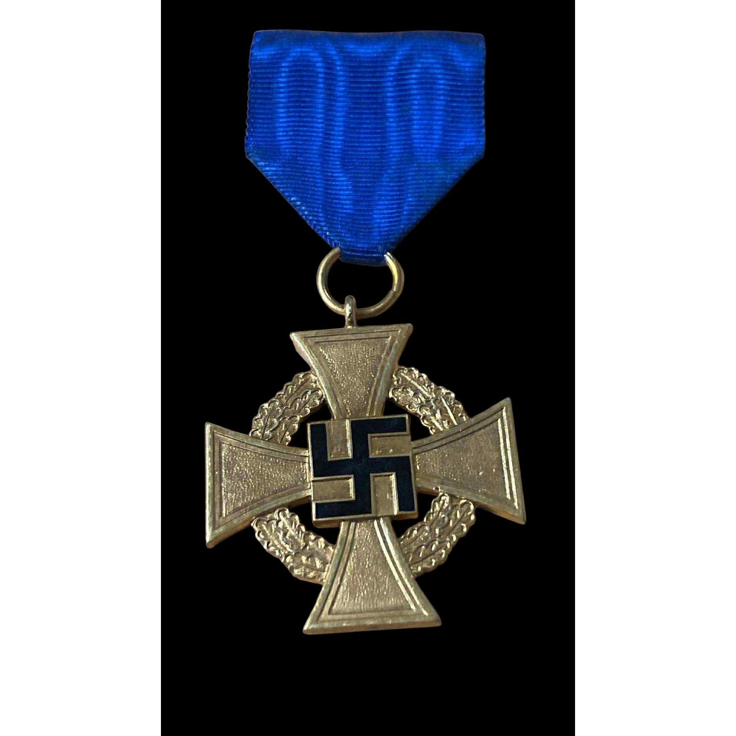 Splendida croce  Treudienst-Ehrenzeichen d'oro per 40 anni di anzianita con nastro originale