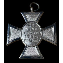 Rare Reich Police Seniority Cross, 18 years of long service