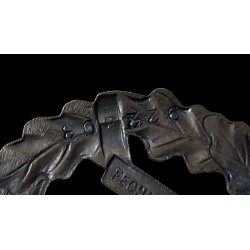 Sportabzeichen der Sturmabteilung [SA] aus bronziertem Eisen, 3. Typ (1939)